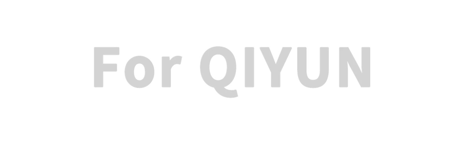 For QIYUN For QIYUN